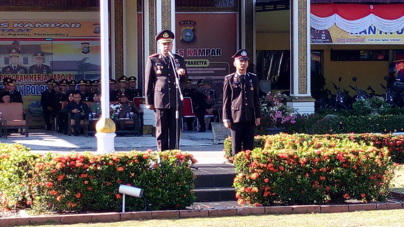 Kapolres Kampar Bacakan Amanat Presiden RI